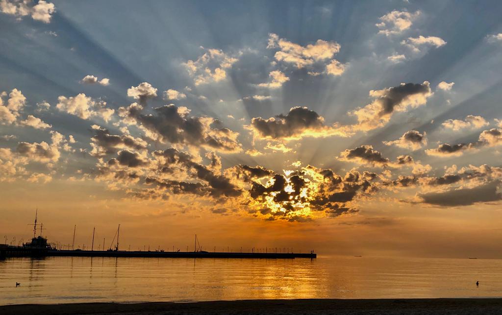 Codzienne cuda zachód słońca